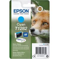 Epson T1282 C13T12824012 Cyan Bl&aelig;kpatron, 250 sider