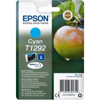 Epson T1292 C13T12924012 Cyan Bl&aelig;kpatron, 445 sider