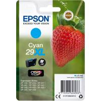 Epson 29XL C13T29924010 Cyan Bl&aelig;kpatron, 450 sider