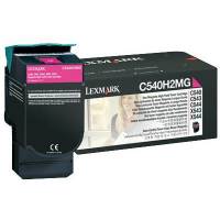 Lexmark 0C540H1MG Magenta Lasertoner, 2.000 sider