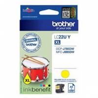 Brother LC22UY Gul Bl&aelig;kpatron, 1.200 sider