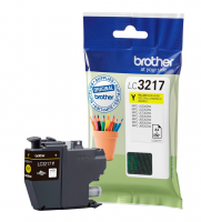 Brother LC3217Y Gul Bl&aelig;kpatron, 550 sider