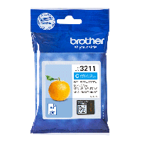 Brother LC3211C Cyan Bl&aelig;kpatron, 200 sider