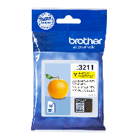 Brother LC3211Y Gul Bl&aelig;kpatron, 200 sider