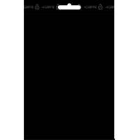 Grippie lynl&aring;spose 50my 120x180mm sort 1000stk