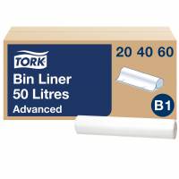 Tork 204060 Advanced B1 affaldsposer 50L klar 25stk