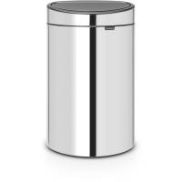 Brabantia Touch Bin vippel&aring;gsspand 40L Brilliant Steel