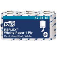 Tork 473412 Reflex M4 aft&oslash;rringspapir hvid 6ruller