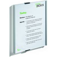 Durable INFO SIGN d&oslash;r- og v&aelig;gskilt i st&oslash;rrelsen 210x297 mm i farven s&oslash;lv