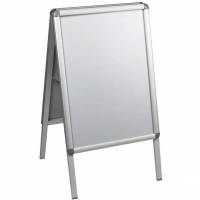 Twinco Twin Light alu snapramme A-skilt i st&oslash;rrelsen 50x70 cm i farven alu