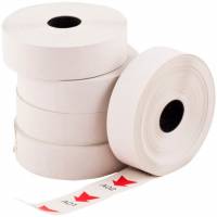 K&oslash;nummer billetter hvid/r&oslash;d 2000stk