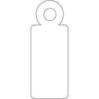 Apli h&aelig;ngem&aelig;rker 9x24mm hvid 1000stk