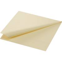 Duni Tissue servietter 33x33cm creme 125stk