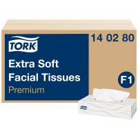 Ansigtsserviet Tork F1 2-lags Hvid Pk/100 - 140280