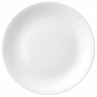 Classic porcel&aelig;n tallerken 26cm hvid 6stk