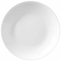 Classic porcel&aelig;n dybtallerken 26cm hvid 12stk