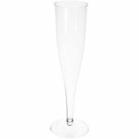 Champagneglas m/fast fod 10 cl 10 stk