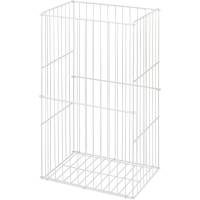 Satino affaldsbeholder tr&aring;d 60L hvid