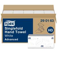 Tork 290163 Singlefold Advanced h&aring;ndkl&aelig;deark H3 15x250ark