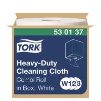 Tork 530137 Heavy-Duty W1/W2 1lags aft&oslash;rringsklud hvid