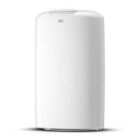 Tork 563000 affaldsbeholder uden l&aring;g 50L B1 hvid