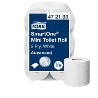 Toiletpapir Tork SmartOne Mini Advanced Hvid T9 2-lags pk/12