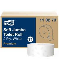 Toiletpapir Tork Premium Jumbo Soft T1 2-lags Hvid - 110273