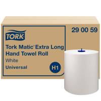 Tork 290059 Matic Universal H1 h&aring;ndkl&aelig;derulle hvid 6ruller