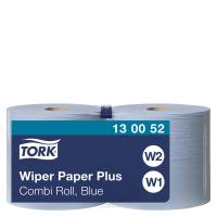 Tork 130052 Plus W1/W2 2lags aft&oslash;rringspapir bl&aring; 2ruller