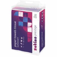 Satino Prestige h&aring;ndkl&aelig;deark 2lags 20,6x32cm hvid 25x120ark