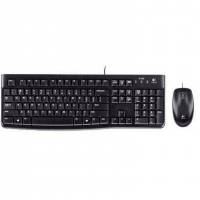 Logitech Desktop MK120 tastatur + mus sort