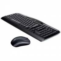 Logitech MK330 tastatur + tr&aring;dl&oslash;s mus sort