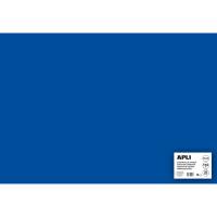 Apli karton 50x65cm 170g m&oslash;rkebl&aring; 25ark
