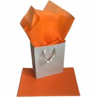 Silkepapir 75x50cm 14g orange 24ark