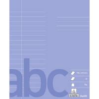 Bantex skoleh&aelig;fte 17x21cm 18 linjer lilla