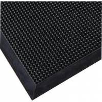 Matting Rubett skrabem&aring;tte med bl&oslash;de pigge 81x99cm sort