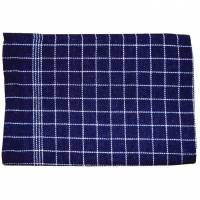 Viskestykke sort med hvide tern 50x70 cm