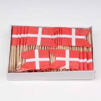 Kransekageflag i papir 144stk
