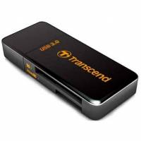 Transcend USB 3.0 RDF5 kortl&aelig;ser sort