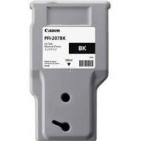 Canon PFI-207BK 8789B001AA Sort Bl&aelig;kpatron, 300 ml