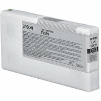 Epson T6539 C13T653900 Lys Lys Sort Bl&aelig;kpatron, 200 ml