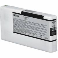 Epson T6531 C13T653100 Foto Sort Bl&aelig;kpatron, 200 ml