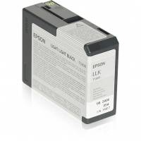 Epson C13T580900 Lys Lys Sort Bl&aelig;kpatron, 80 ml