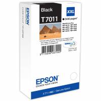 Epson T7011 C13T70114010 Sort Bl&aelig;kpatron, 3.400 sider