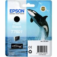 Epson T7601 C13T76014010 Foto Sort Bl&aelig;kpatron, 25.9 ml