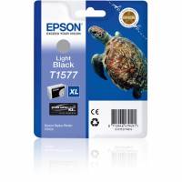 Epson T1577 C13T15774010 Lys Sort Bl&aelig;kpatron, 25,9 ml