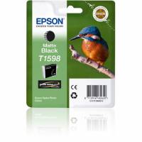Epson T1598 C13T15984010 Mat Sort Bl&aelig;kpatron, 17 ml