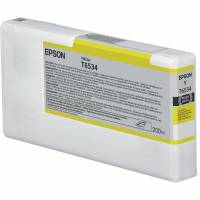 Epson T6534 C13T653400 Gul Bl&aelig;kpatron, 200 ml