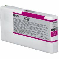 Epson T6533 C13T653300 Magenta Bl&aelig;kpatron, 200 ml