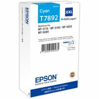 Epson T7892 C13T789240 Cyan Bl&aelig;kpatron, 4.000 sider